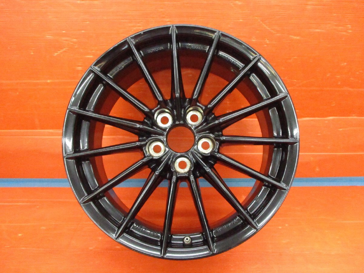 【O】1本のみ トヨタ GRヤリス 純正 18インチ 8.0J +45 5H 114.3 アウターリム歪み 中古ホイール TOYOTA GR YARIS GAZOO Racing拍卖