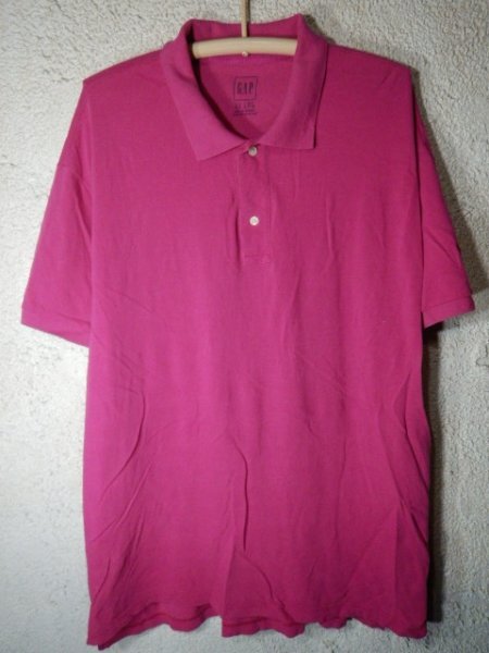 to8053 GAP ギャップ 大きめ 超 ビッグ 半袖 ポロシャツ 人気 US古着 送料格安拍卖