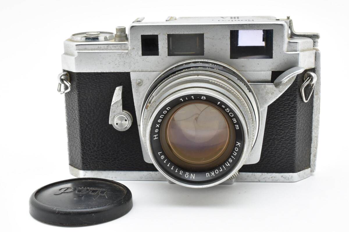 KONICA コニカ IIIA 50mm F1.8 フィルムカメラ レンジファインダー 【現状品】 #2611752拍卖