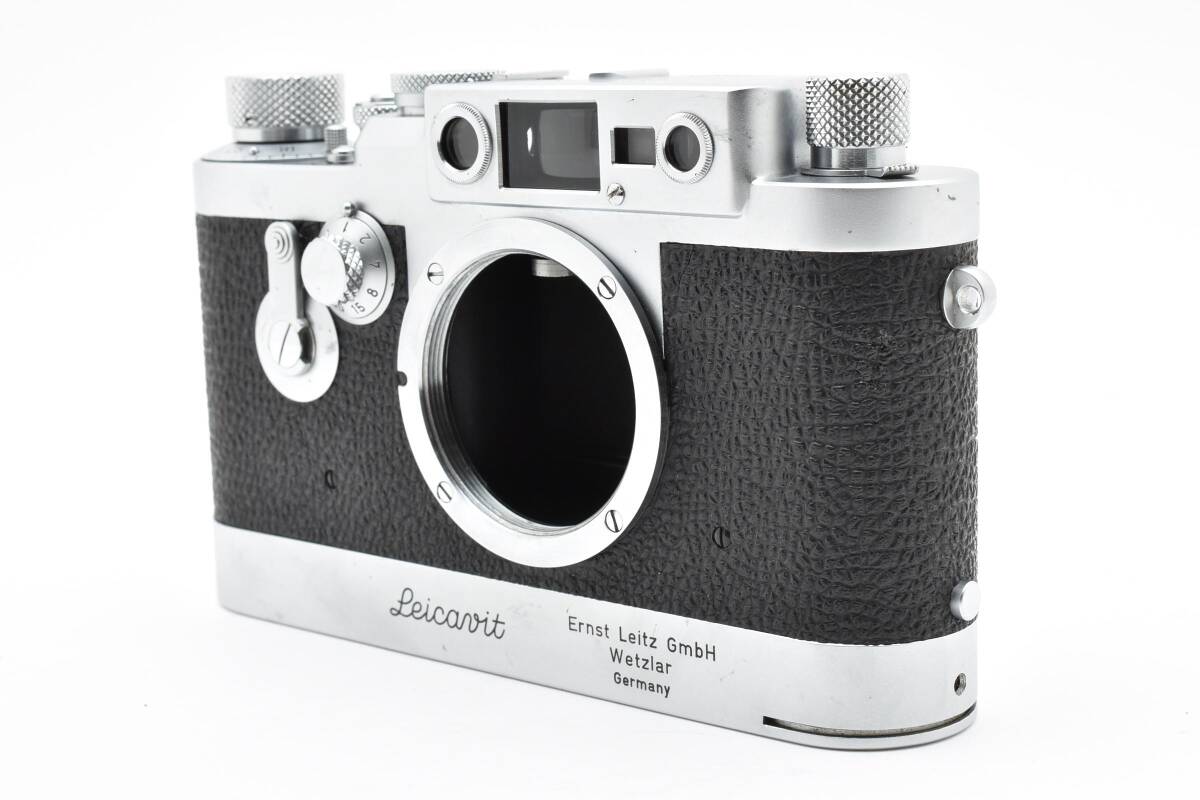 【美品】 Leica ライカ IIIG フィルムカメラ レンジファインダー Leicavit ライカビット付き 【動作確認済み】 #2611766拍卖