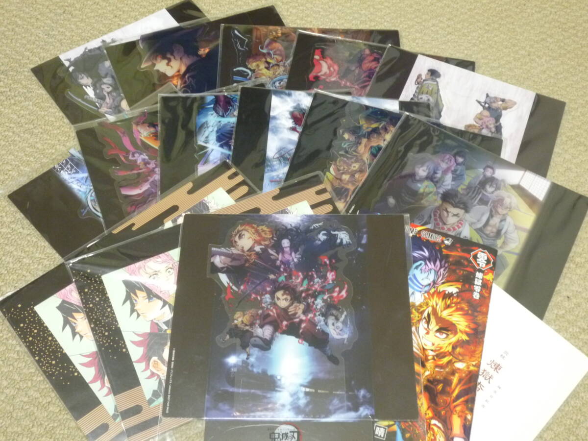 全16点 鬼滅の刃 キービジュアルスタンド 鬼滅シアター11点、無限列車リバイバル3点、無限城編2点拍卖