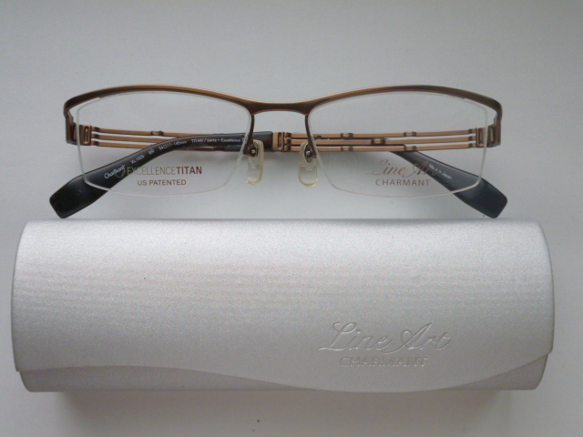 CHARMANT ラインアート Line Art メガネフレーム XL1028-BR拍卖