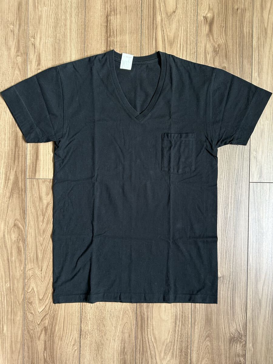 N.HOOLYWOOD VネックTシャツ ブラック 38 美品拍卖