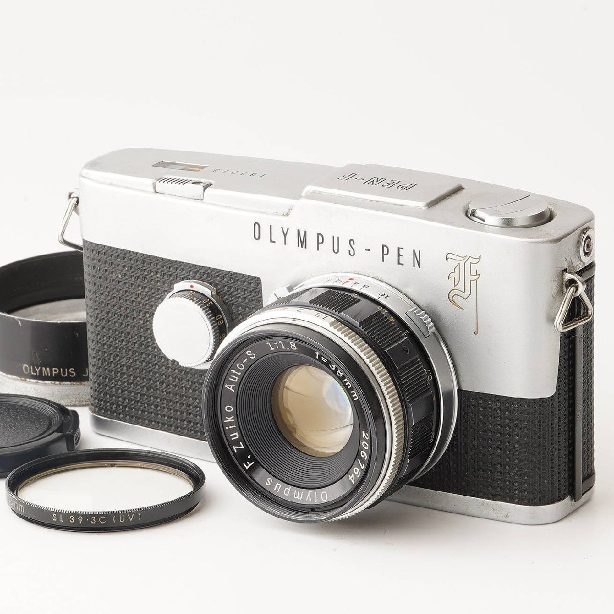 オリンパス Olympus PEN F / F.Zuiko Auto-S 38mm F1.8 ハーフフィルムカメラ拍卖