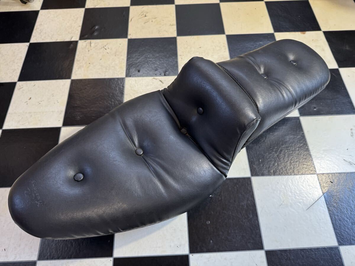 ハーレー アイアン ショベル '58-'78 ヴィンテージ ピロー ダブル シート マスタング チョッパー スポーツスター XLH XLCH 900 1000 1200拍卖