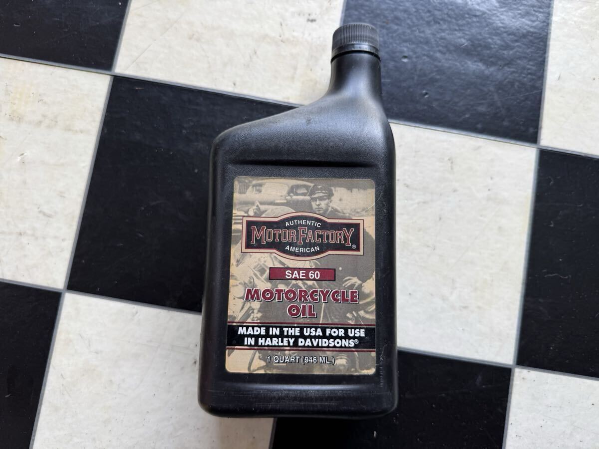 同梱可 未開封 モーターファクトリー motor factory SAE60 946ml エンジンオイル 長期在庫 シングル 60 パン ナックル アイアン ショベル拍卖