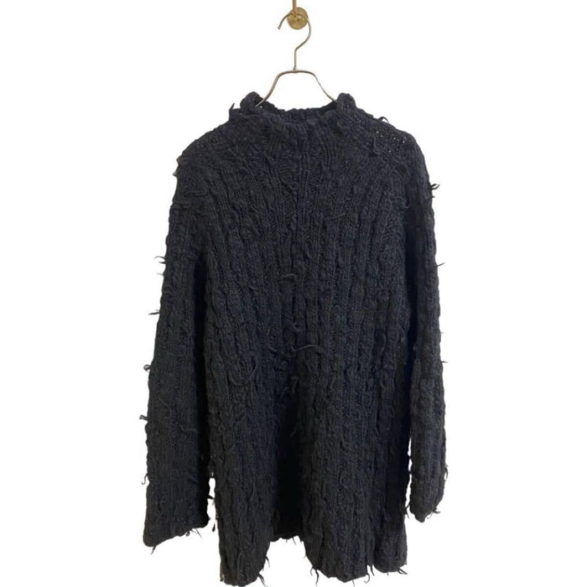 【希少 アンダーカバー UNDERCOVERISM 2004AW but beautiful期 モンスターニット メンズM B287-K6 日本製 JUN TAKAHASHI JONIO 黒】拍卖
