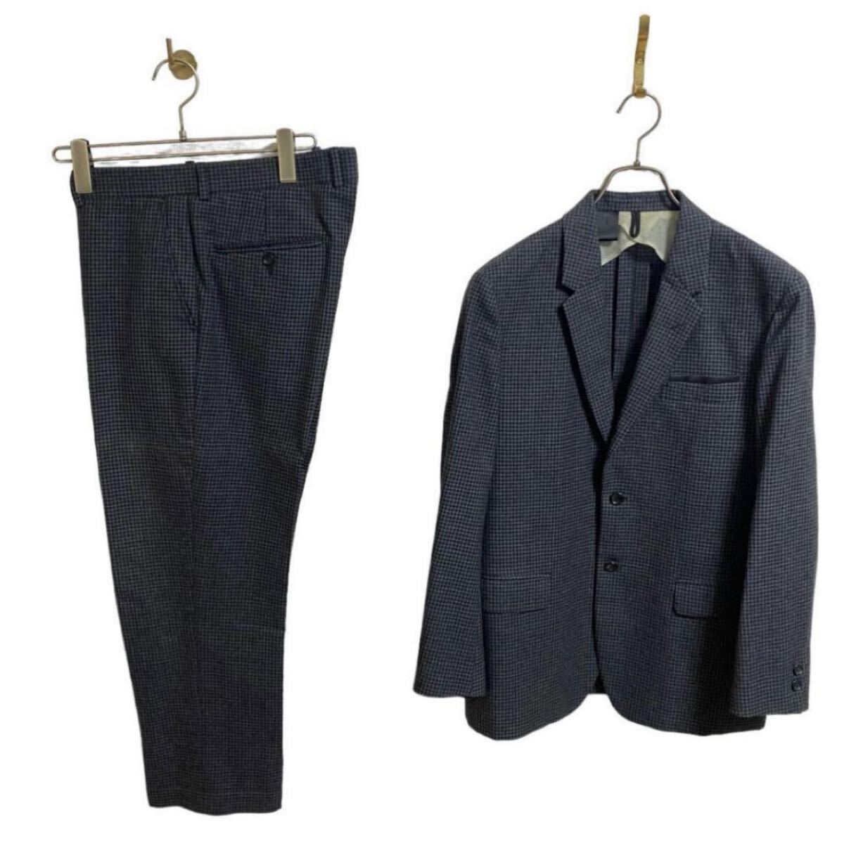 【12AW エヌハリウッド N.HOOLYWOOD CompileLine スーツ セットアップ 38 40 ミスターハリウッド コンパイル ジャケット パンツ チェック】拍卖