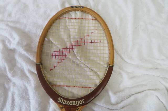 日本製昭和レトロ【希少】スラセンジャー Slazenger テニスラケット 拍卖