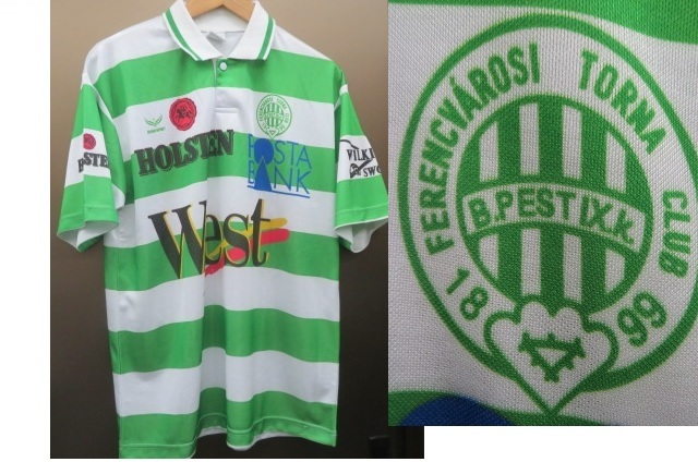 ハンガリー名門 フェレンツヴァーロシュTC 半袖ユニフォーム拍卖