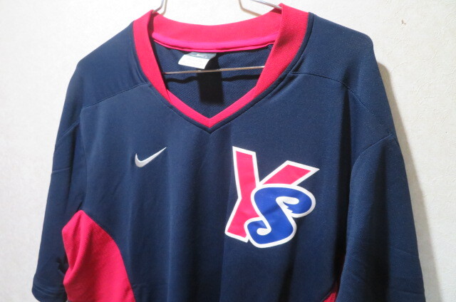 支給品 東京ヤクルトスワローズ NIKE ナイキ 半袖ユニフォーム 選手実使用拍卖