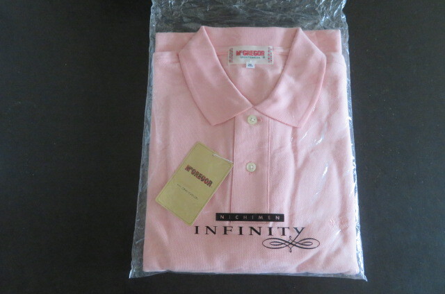 デッドストック90'Sタグ付き ビンテージ McGREGOR マックレガー 長袖ポロシャツ 2L ピンク拍卖