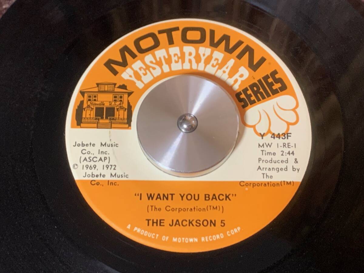 THE JACKSONS ♪I WANT YOU BACK / ABC 7インチ 45 拍卖