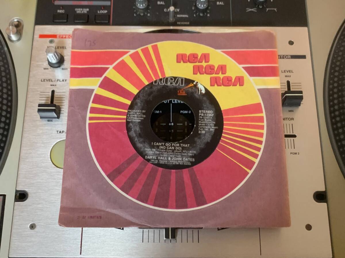 DARYL HALL & JOHN OATES ♪I CAN'T GO FOR THAT 7インチ 45拍卖