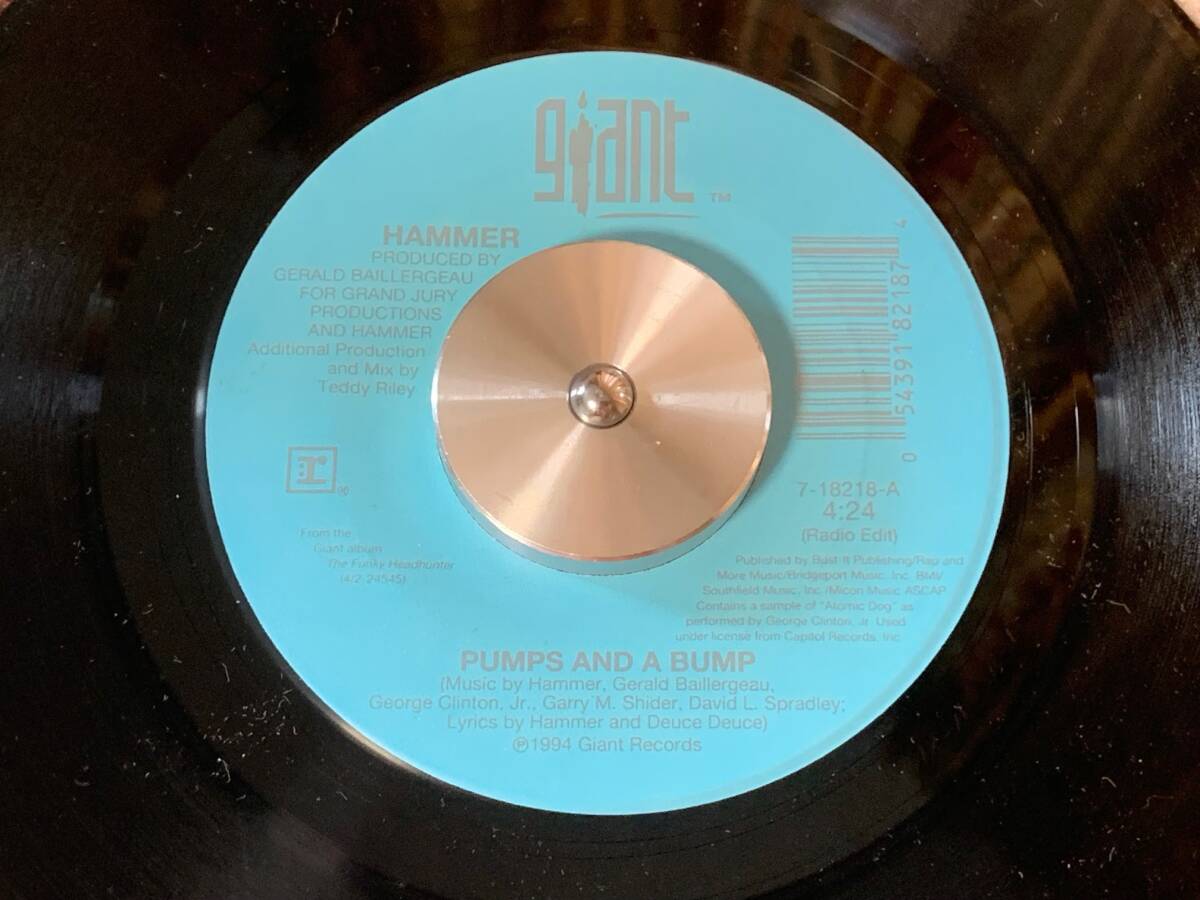 HAMMER ♪PUMPS AND A BUMPS 7インチ 45拍卖