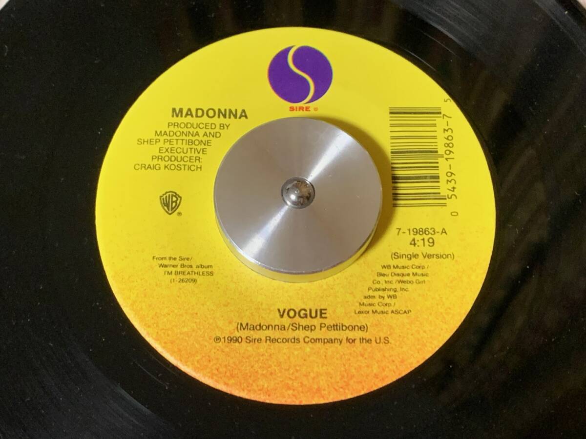 MADONNA ♪VOGUE 7インチ 45 拍卖