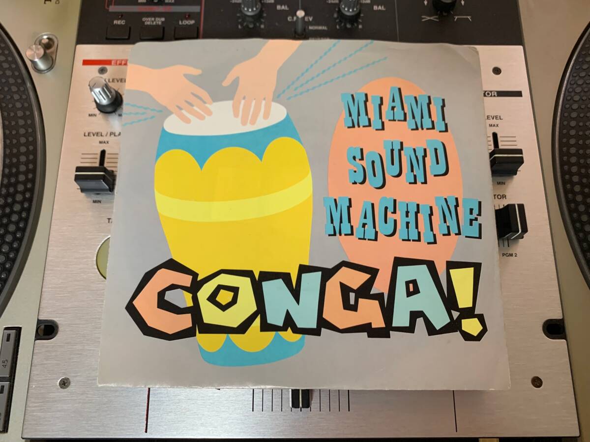 MIAMI SOUND MACHINE ♪CONGA! 7インチ 45拍卖