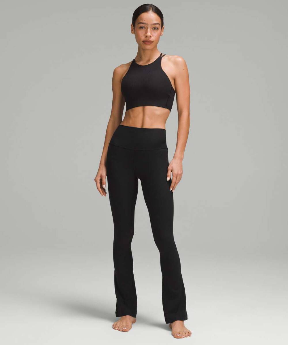 完売希少★新品 lululemon ルルレモン Align アライン ミニ フレア パンツ レギュラー レギンス タイツ ブラック 0(XXS~XS) ヨガ ジム 拍卖