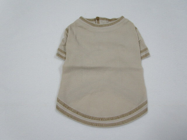 Sniffers' Mサイズ 胴回り42㎝ ヘンリーネック ワッフルTシャツ ベージュ 未使用品拍卖