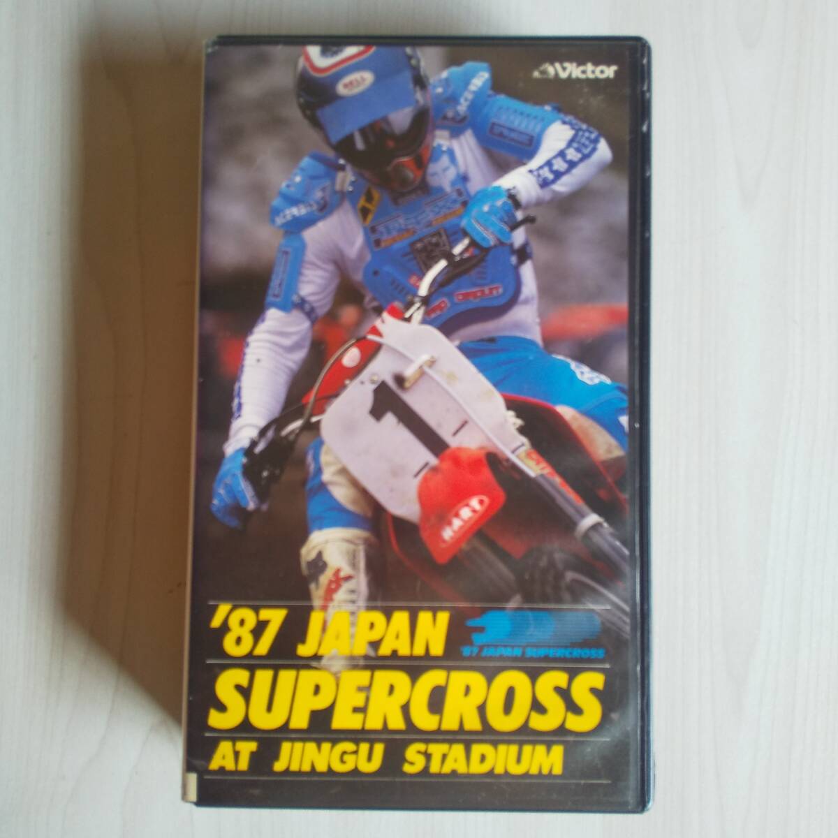 レンタル落ちVHS/’87 ジャパンスーパークロス Japan Super Cross 神宮スタジアム/50分拍卖