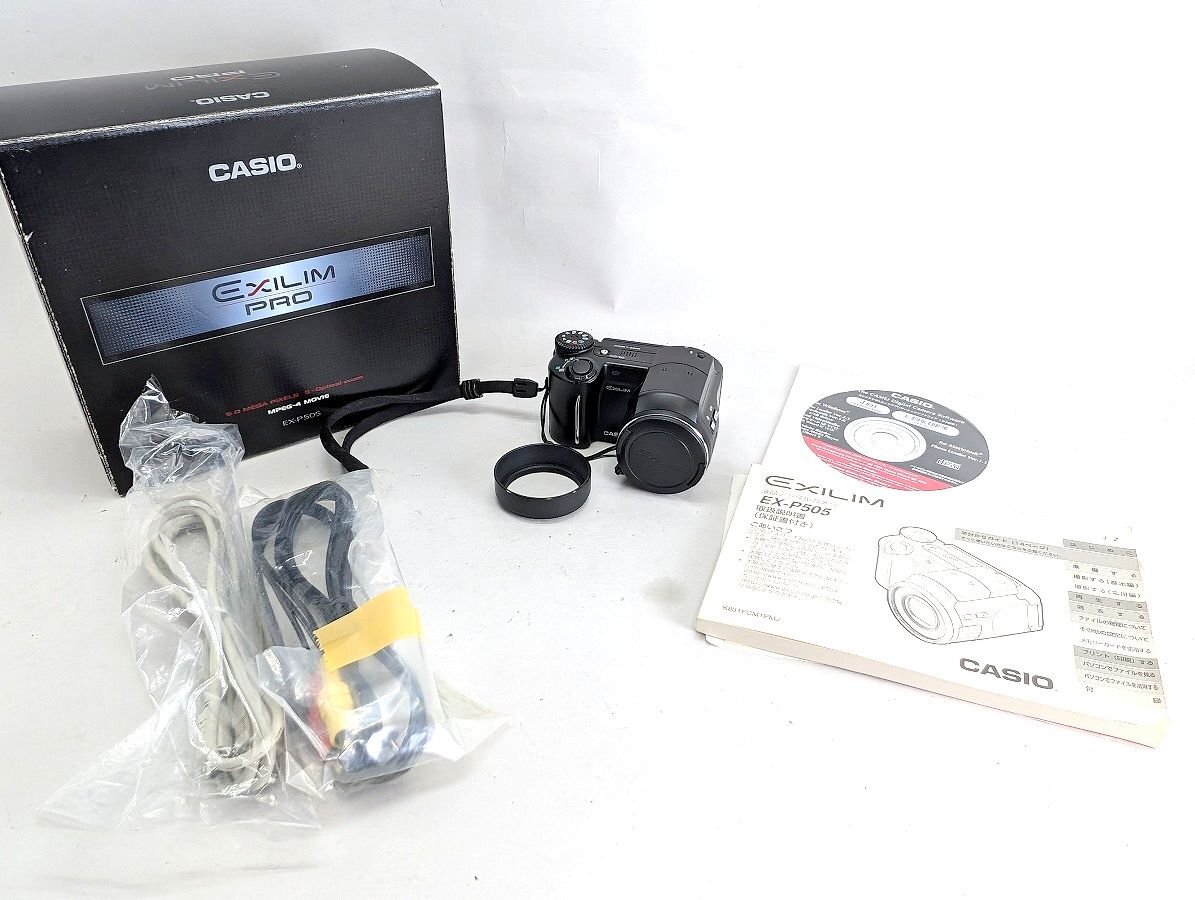 ジャンク CASIO カシオ EXILIM PRO EX-P505 デジタルカメラ 充電器無し・動作未確認[03-6788拍卖