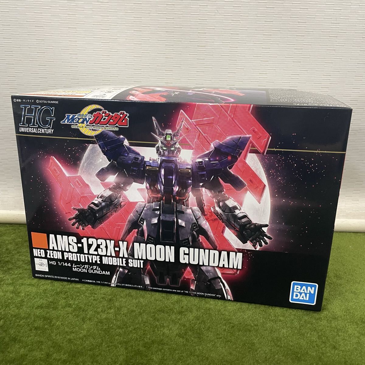 ★☆未組立保管品 BANDAI/バンダイ プラモデル/ガンプラ HG 1/144 AMS123X-X MOON GUNDAM/ムーンガンダム 機動戦士MOONガンダム拍卖