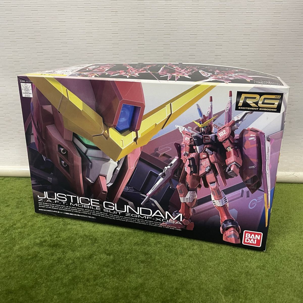 ★☆未組立保管品 BANDAI/バンダイ プラモデル/ガンプラ RG 1/144 ZGMF-X09A ジャスティスガンダム拍卖