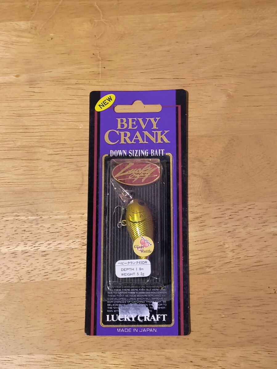 LUCKY CRAFT ベビークランク45DR アカキン 未使用拍卖