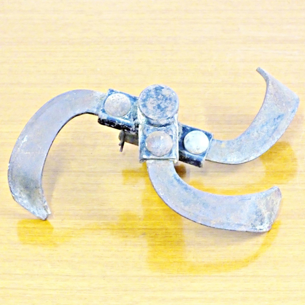 【群馬】管理機 耕うん機 耕うん爪 丸軸 替え刃 替刃 交換爪 交換刃 中古 ロータリー パーツ 部品 予備 交換 耕うん 耕耘 土上げ 発送可拍卖