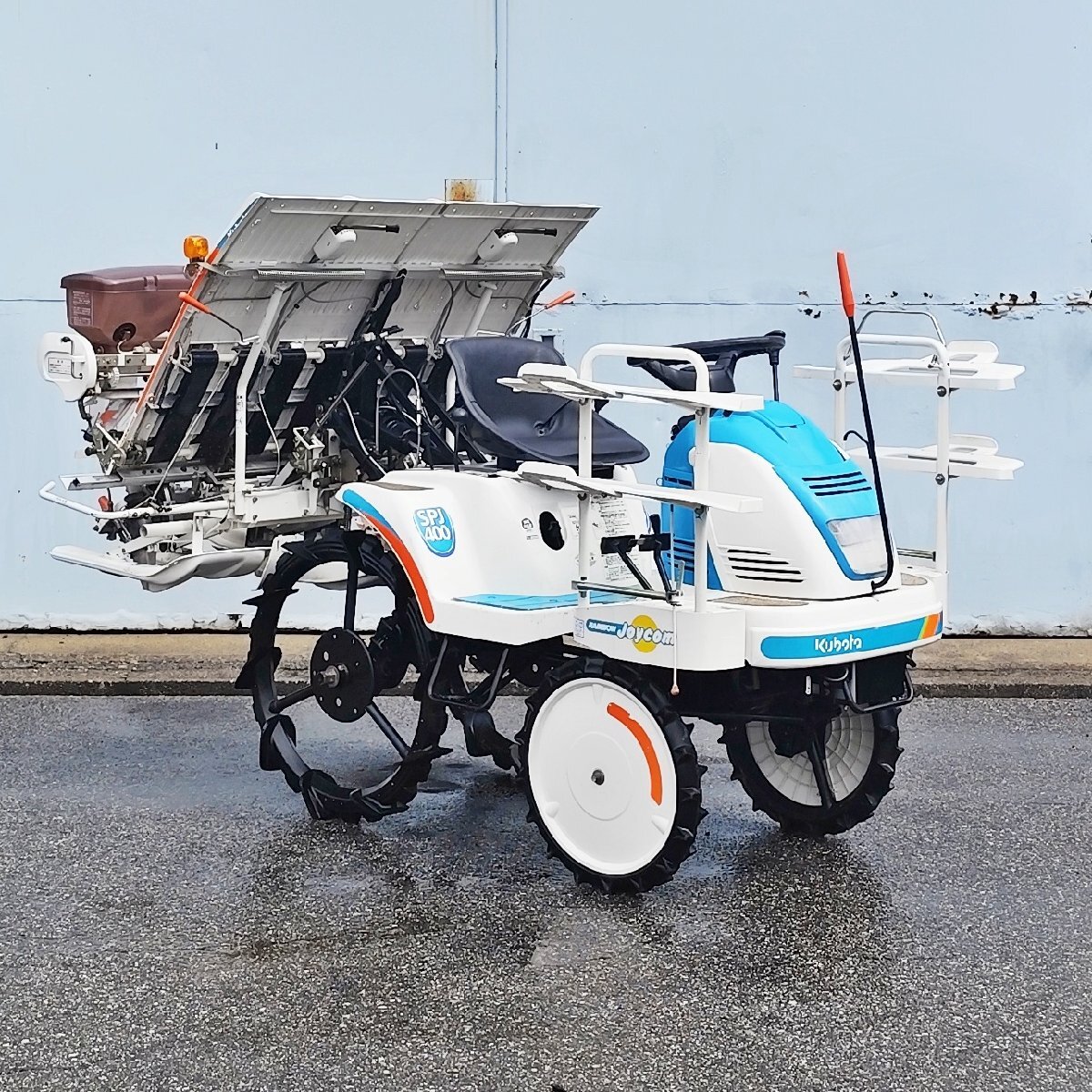 【富山】クボタ 田植機 SPJ400 SF 4条植 6.4馬力 施肥機 スライドホッパー あぜごえ レインボージョイカム ガソリン KUBOTA 倉庫保管 中古拍卖