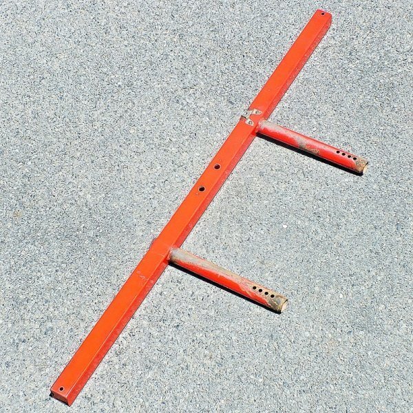 【群馬】ヤンマー デプスビーム 約1700mm トラクター ロータリー RSC1704 パーツ 部品 中古 作業機 尾輪 取付 金具 アタッチメント デプス拍卖