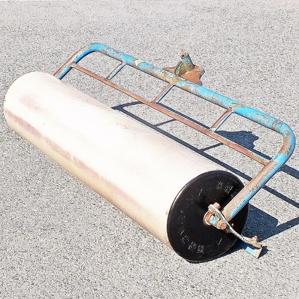 【群馬】松本 鎮圧ローラー 1500mm 麦踏 麦踏み 整地 鎮圧 牽引 中古 ローラー トラクター ロータリー パーツ 作業機 マツモト 1.5m 150cm拍卖