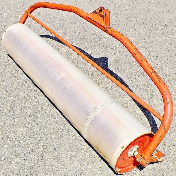 【群馬】タキ 鎮圧ローラー 1400mm 麦踏み 整地 全面 鎮圧 牽引 中古 トラクター ロータリー 部品 作業機 ローラー 多木農工具 1.4m 140cm拍卖