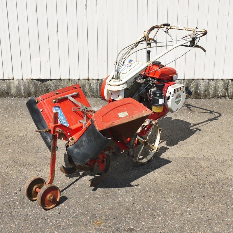 【新潟】マメトラ 管理機/耕うん機 KT-V4 作業幅30cm 最大7馬力 土揚げ 土寄せ 畝 畦 うね 耕運 耕耘 畑 家庭菜園 ハウス 野菜 ねぎ 中古拍卖