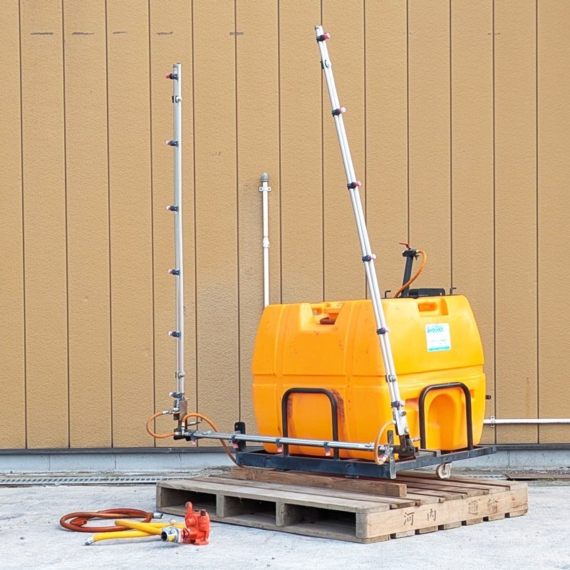 【栃木】ヤマホ トラクター用 簡易 ブームスプレイヤー 作業幅約4920㎜ 17頭口 タンク300L 肥料 散布 農薬 防除 除草 薬剤 噴霧 倉庫 中古拍卖