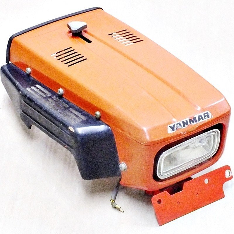 【群馬】ヤンマー 耕うん機 YG800 エンジンカバー ライト カバー 中古 部品 パーツ ライトカバー トップカバー ボンネット 耕運機 耕耘機拍卖