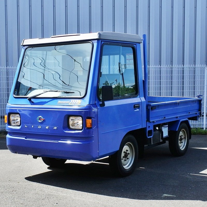 【宮城】筑水 小型特殊自動車 ライガー J111S 1426時間 運搬車 積載660㎏ ダンプ 油圧 MT パワステ ガソリン 畜産 小型 中古 東北 倉庫保管拍卖