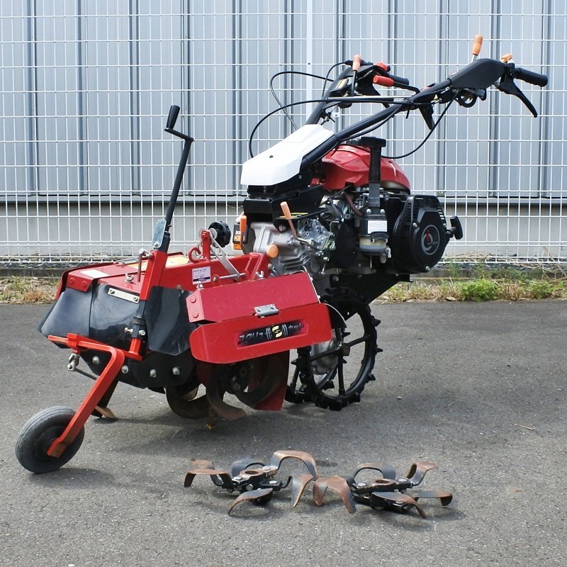 【宮城】ヤンマー 耕運機 YK750RK-K 7馬力 管理機 ねぎ 溝堀り 埋戻し 中耕 揚土 耕うん リコイル ゆびクラッチ 中古 東北 倉庫保管拍卖