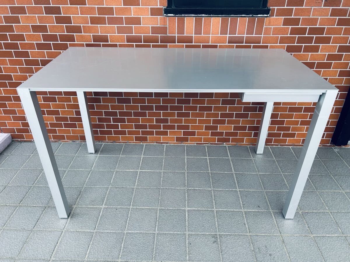 希少 レア カッシーナ ステンレスデスク インターデコール AIR FRAME 3005 エアーフレーム デスク ミーティングテーブル 拍卖