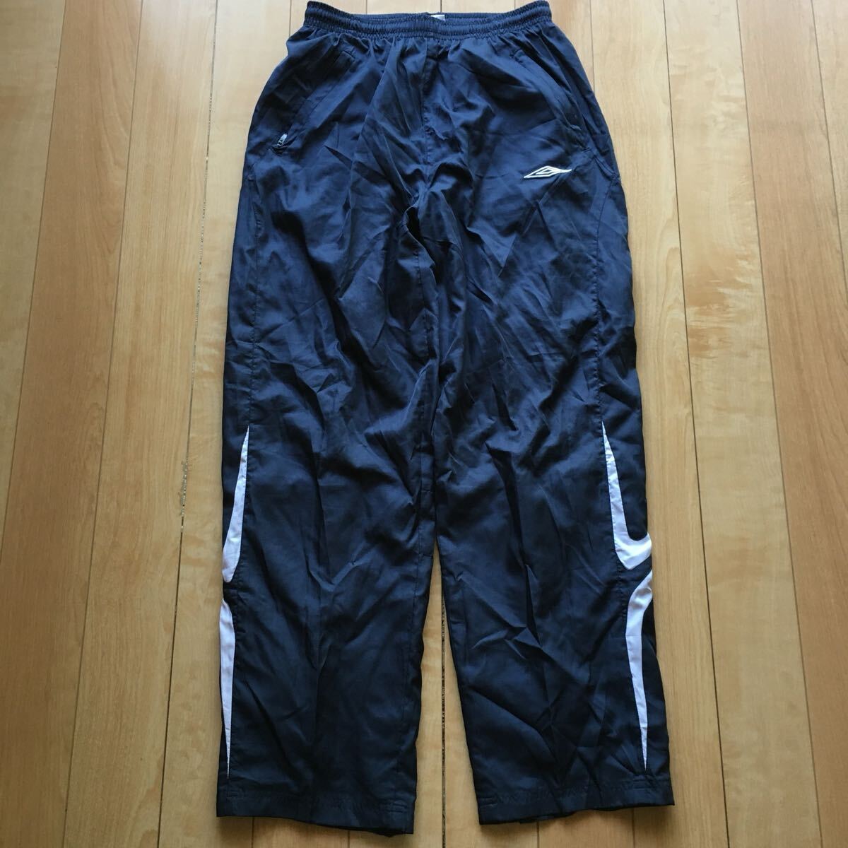 アンブロ ウインドパンツ 245-1-6 メンズ L ネイビー 野球 トレーニング拍卖