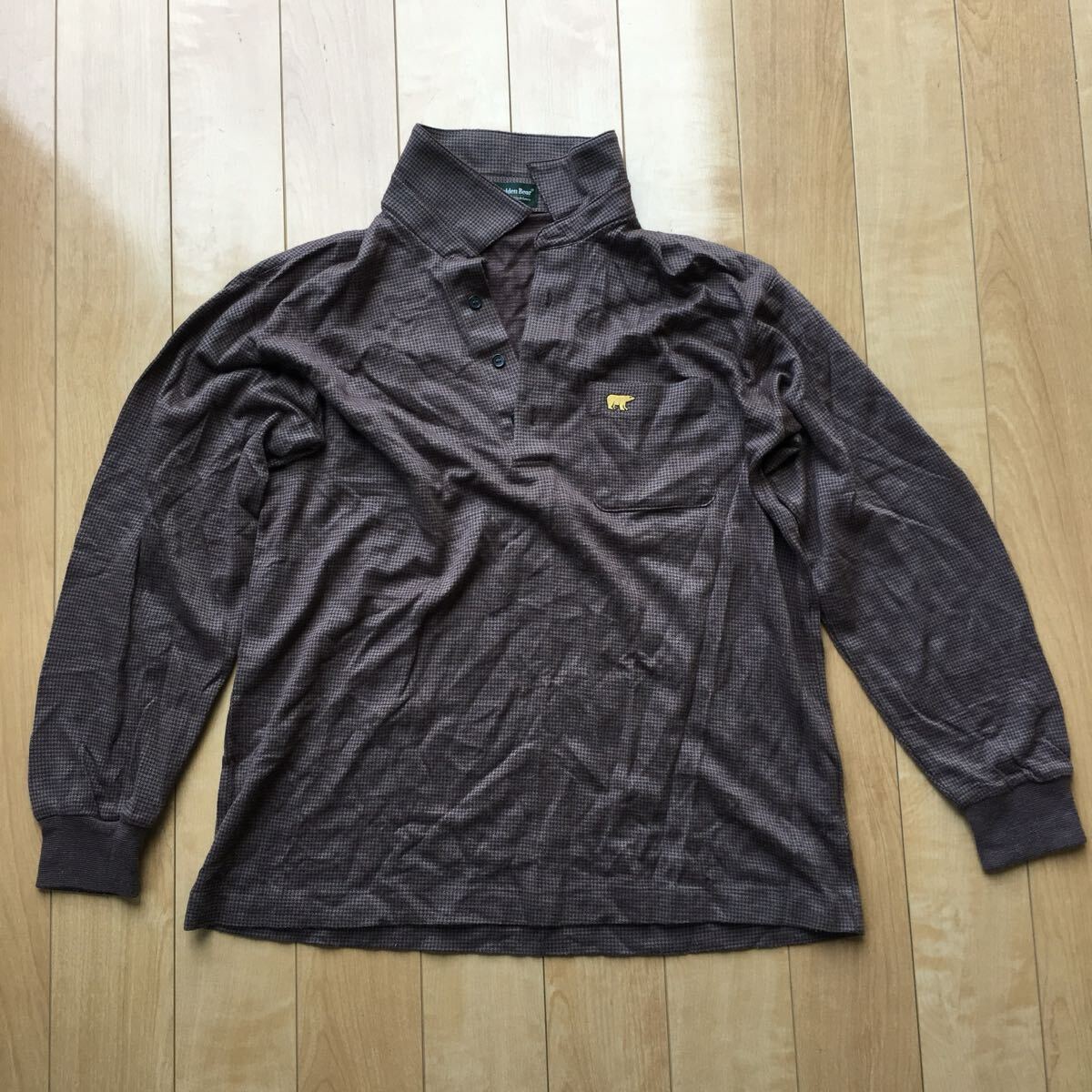 ゴールデンベア ポロシャツ 258-1-3 メンズ L ブラウン拍卖