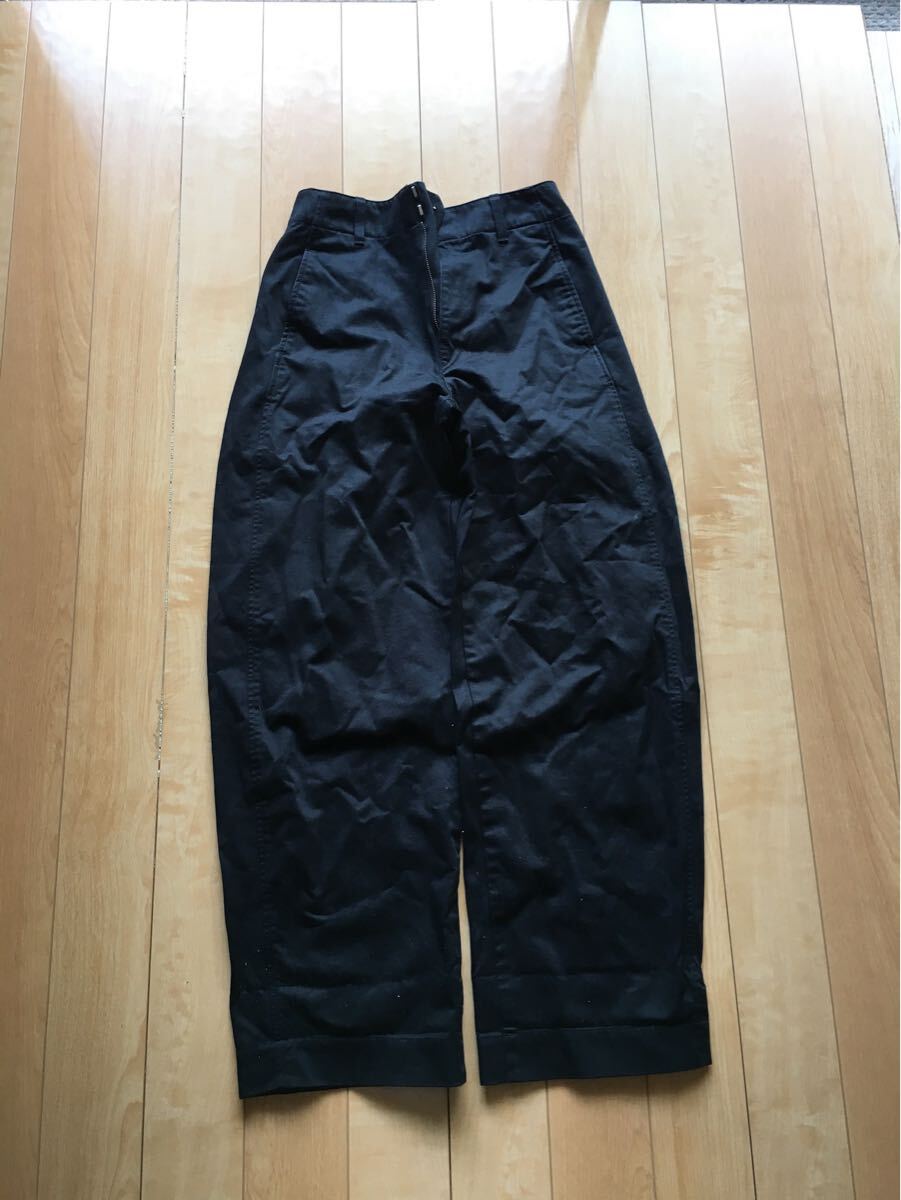 ユニクロ バルーンパンツ 245-1-36 レディース ブラック 7号拍卖