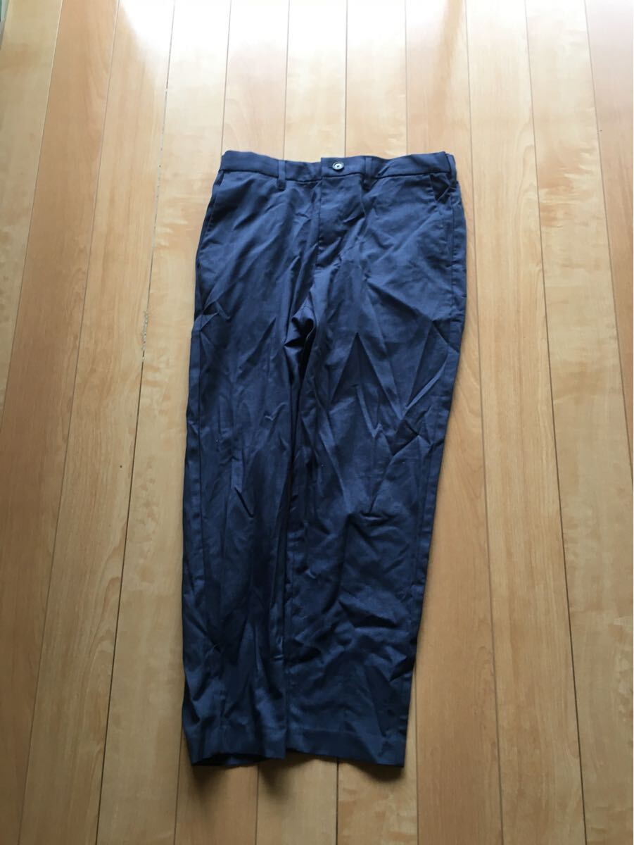 ジーユー イージーアンクルパンツ 248-1-26 メンズ M ネイビー拍卖