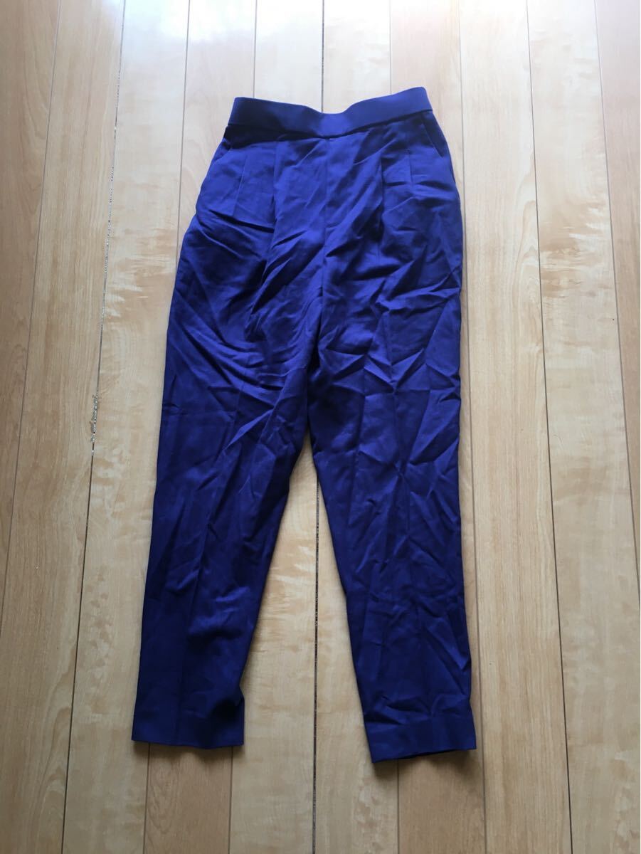 グローバルワーク カラーパンツ 250-1-56 レディース XS ブルー拍卖