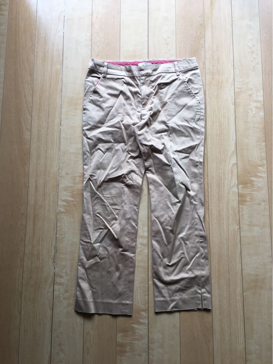 シンプリシティエ ノータックチノパンツ 250-1-66 レディース 38 ベージュ拍卖