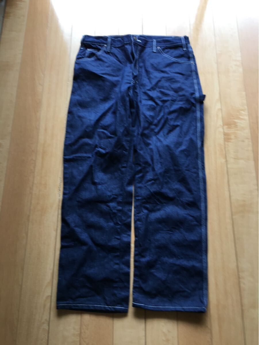 ディッキーズ ペインターパンツ 252-1-37 メンズ 36×30 ネイビー拍卖
