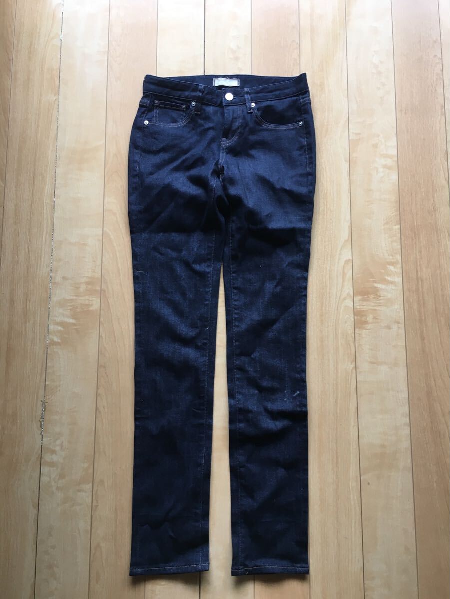 ユニクロ ハイライズストレートジーンズ 254-1-21 レディース 23 インディゴ拍卖