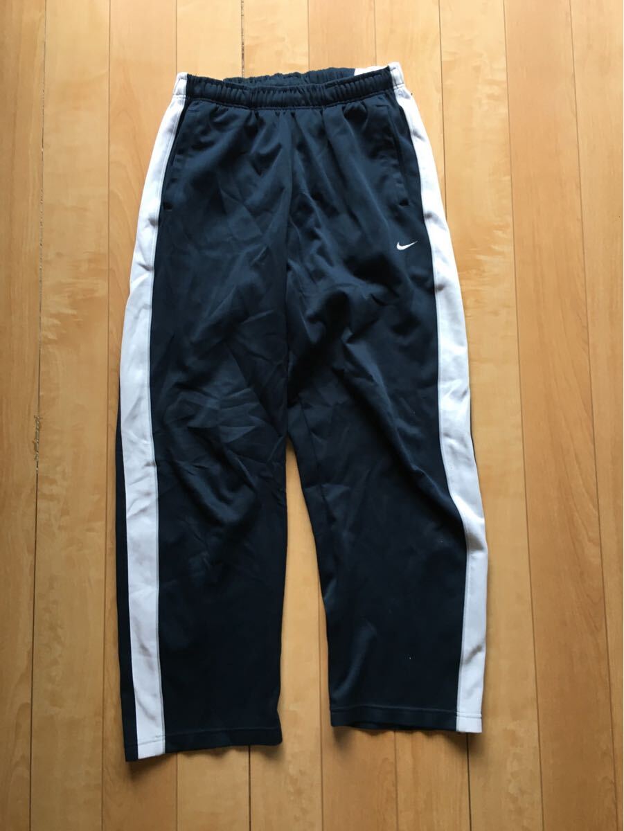 ナイキ サイドラインジャージ 255-1-23 メンズ XL ネイビー バスケ スポーツ拍卖