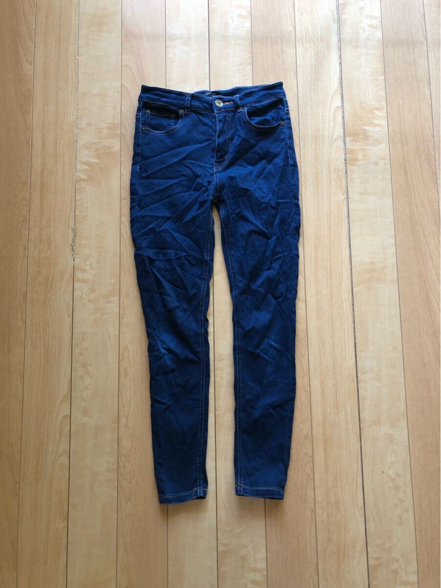 ジーナシス スキニージーンズ 251-1-72 レディース S ネイビー ジーナ拍卖