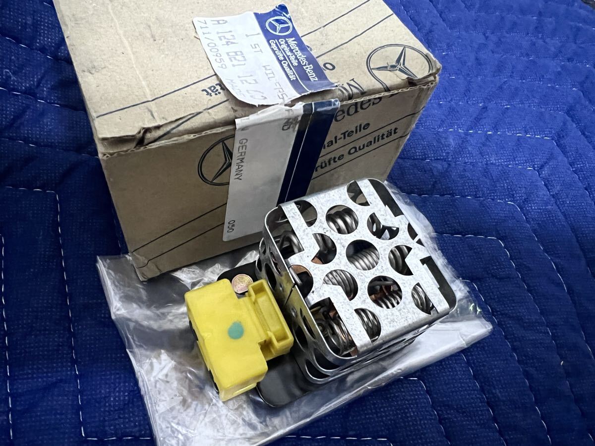 超希少 供給終了品 新品 ベンツ純正 W124 ブロアーレジスター/ブロワーレジスター 1248211260 エアコン/AC/E320/E280/E36/E300/E500E/AMG拍卖